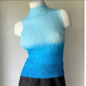 90's RARE bebe ombre scrunchy top - like new
